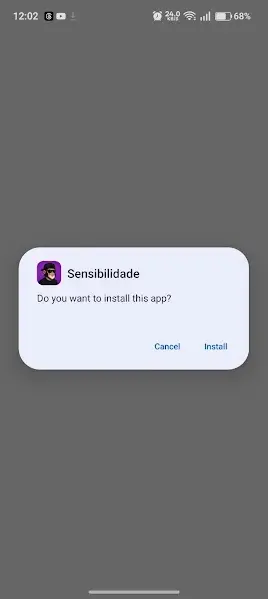 Sensibilidades app main screen